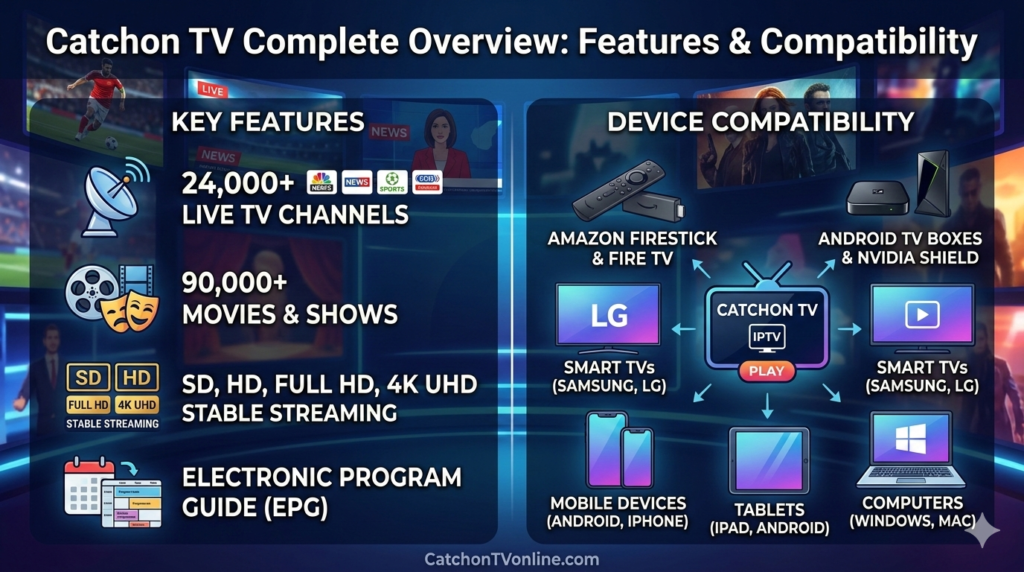Catchon TV Complete Overview: Features & Compatibility | CatchonTVonline.com