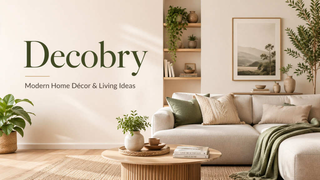 Decobry: A Simple Guide to Modern Home Décor and Better Living Spaces