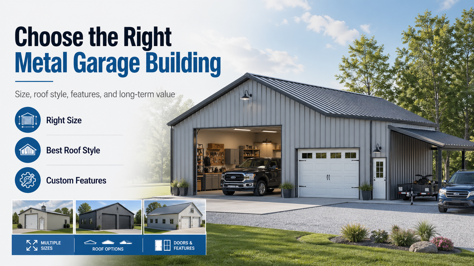 How to Choose the Right Metal Garage Building for Your Property