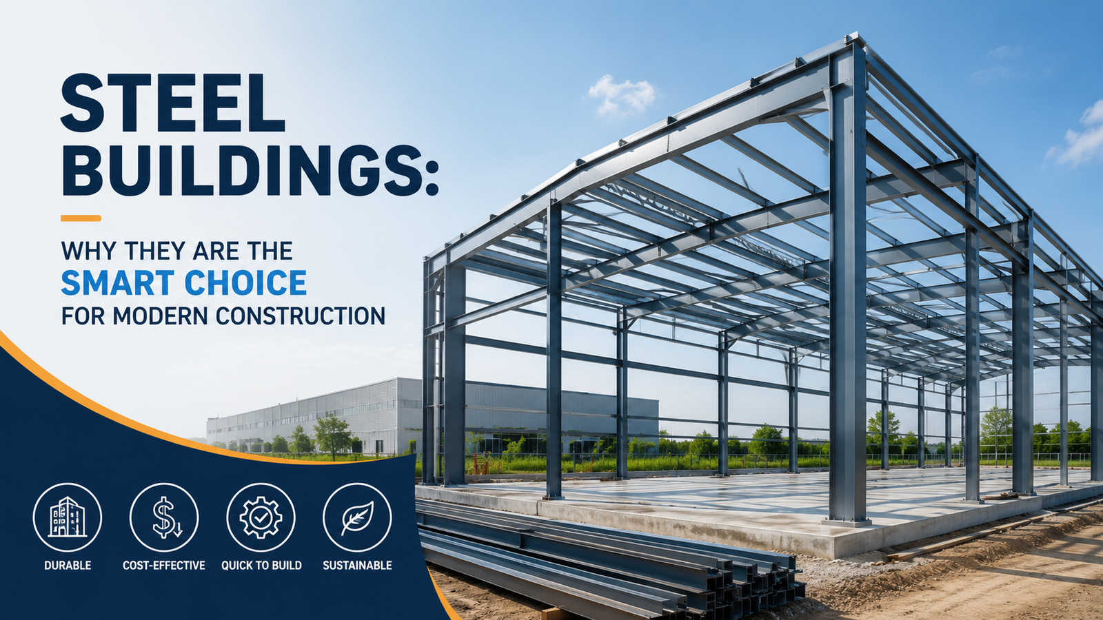 Steel Buildings: Why They Are the Smart Choice for Modern Construction