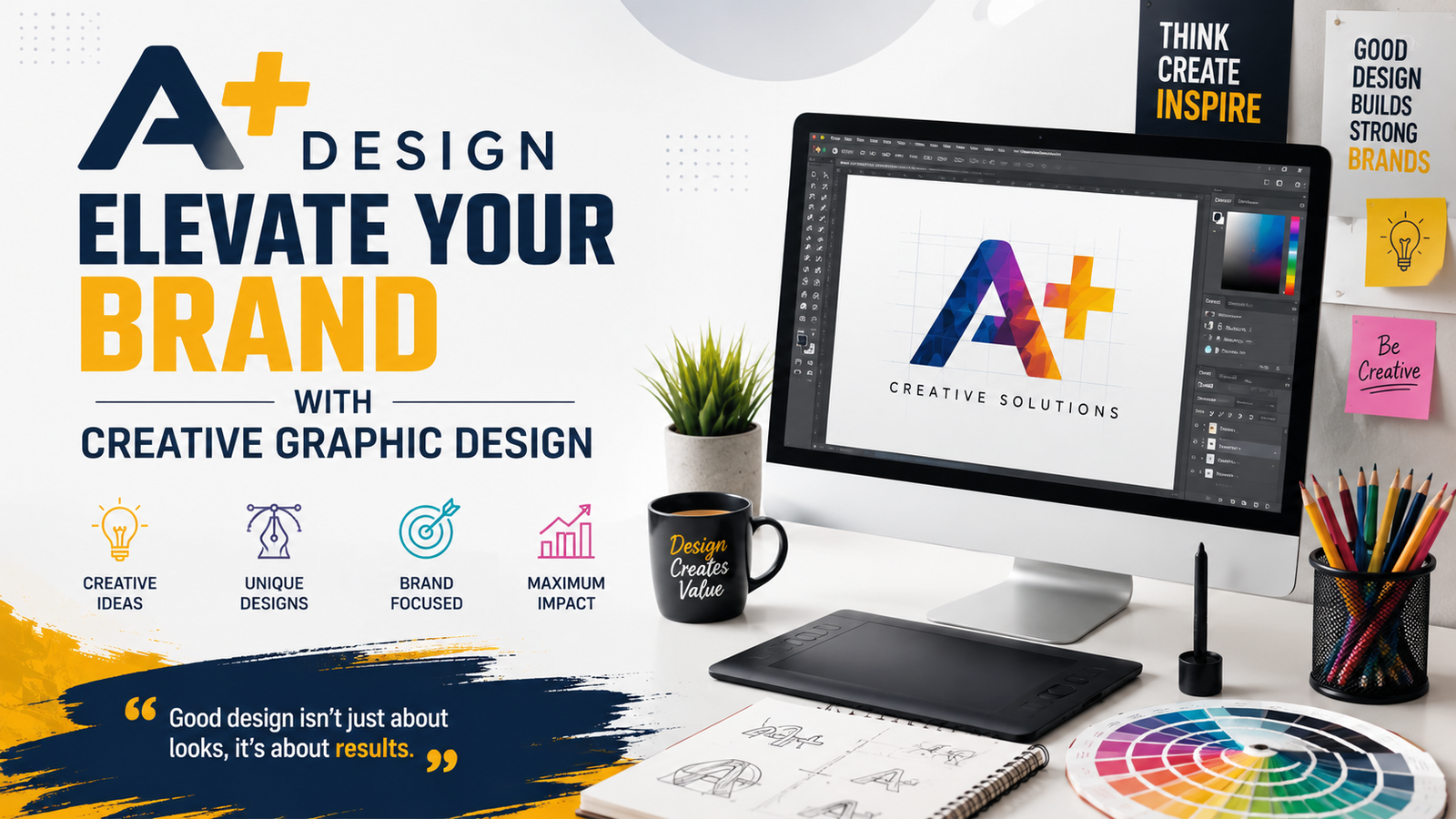 A Plus Design: Elevate Your Brand With Creative Graphic Design